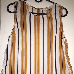 orange striped tank